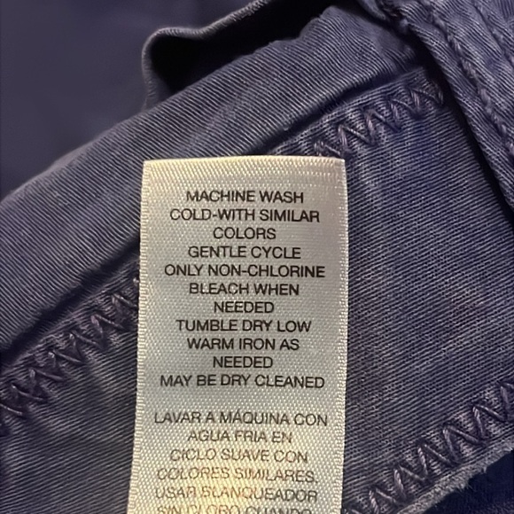 Chico's Royal Blue Casual Straight Leg Ankle Pants Chico's Size 2, US Size 12 - Picture 11 of 15